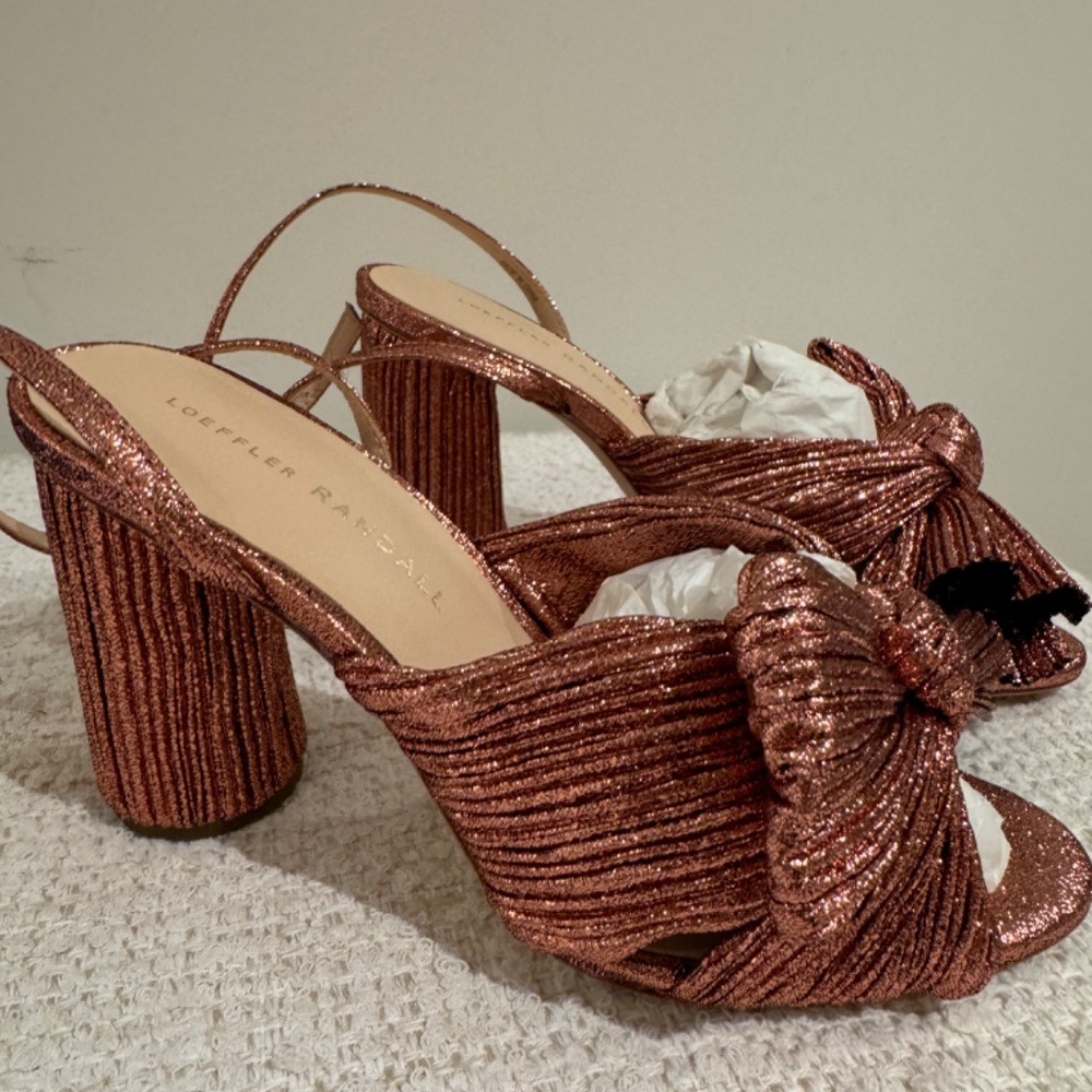 Loeffler Randall sandals and clutch - Picture 4 of 5